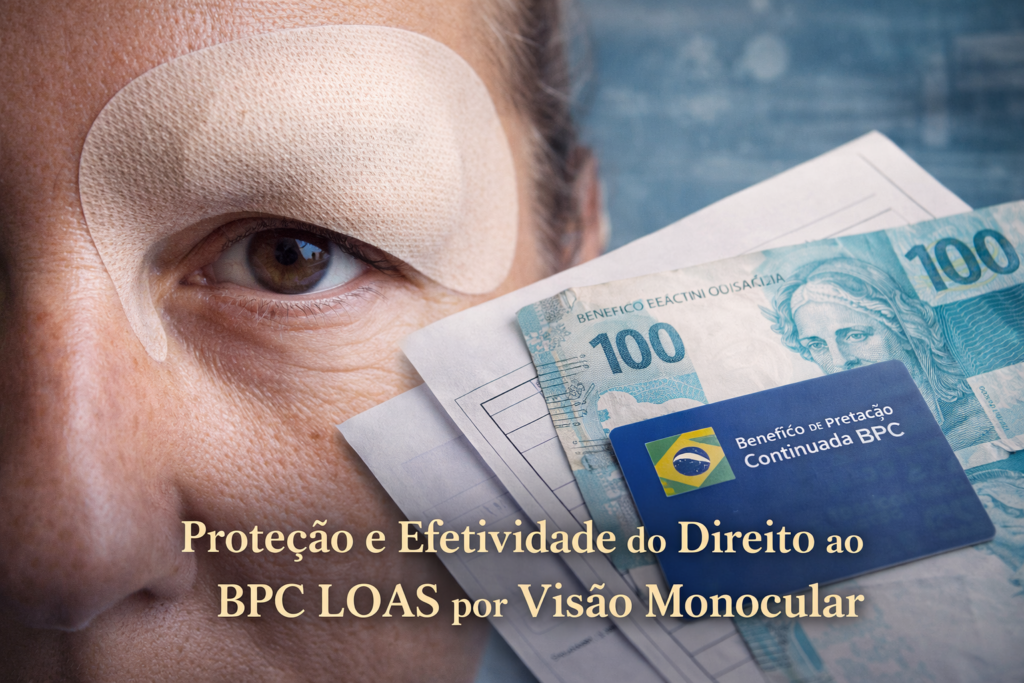 Entenda como garantir o BPC LOAS visão monocular, requisitos legais e quando cabe concessão do benefício. Consulte nosso escritório.