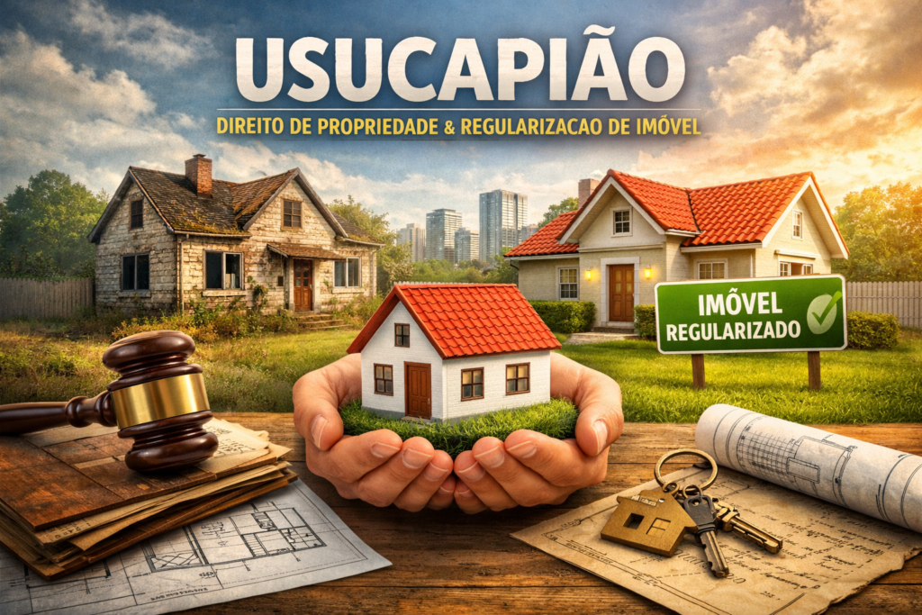Usucapião direito de propriedade: entenda requisitos, modalidades e como regularizar seu imóvel com segurança jurídica.