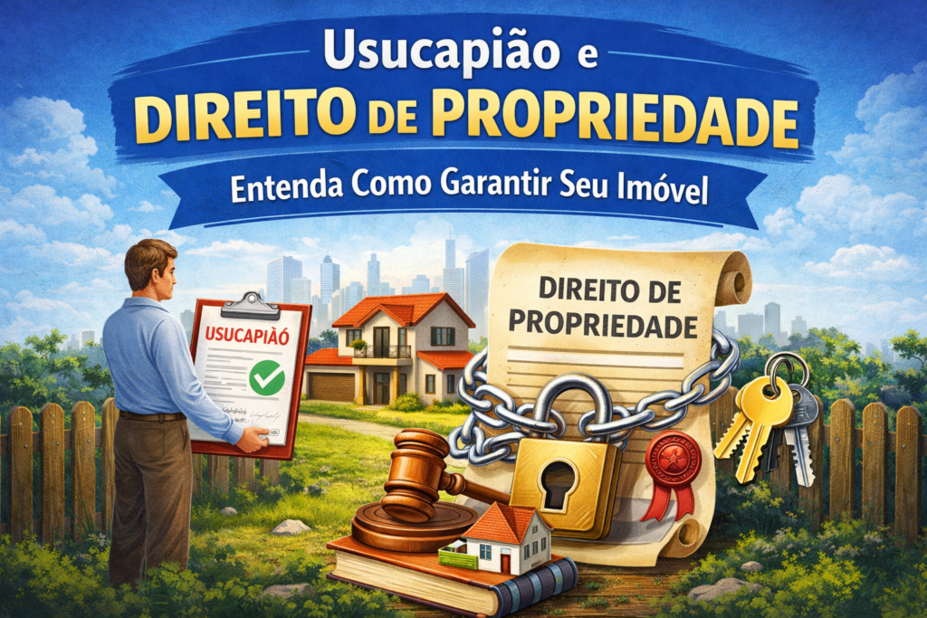 Usucapião e direito de propriedade: entenda como regularizar seu imóvel, requisitos legais e garantir segurança jurídica.