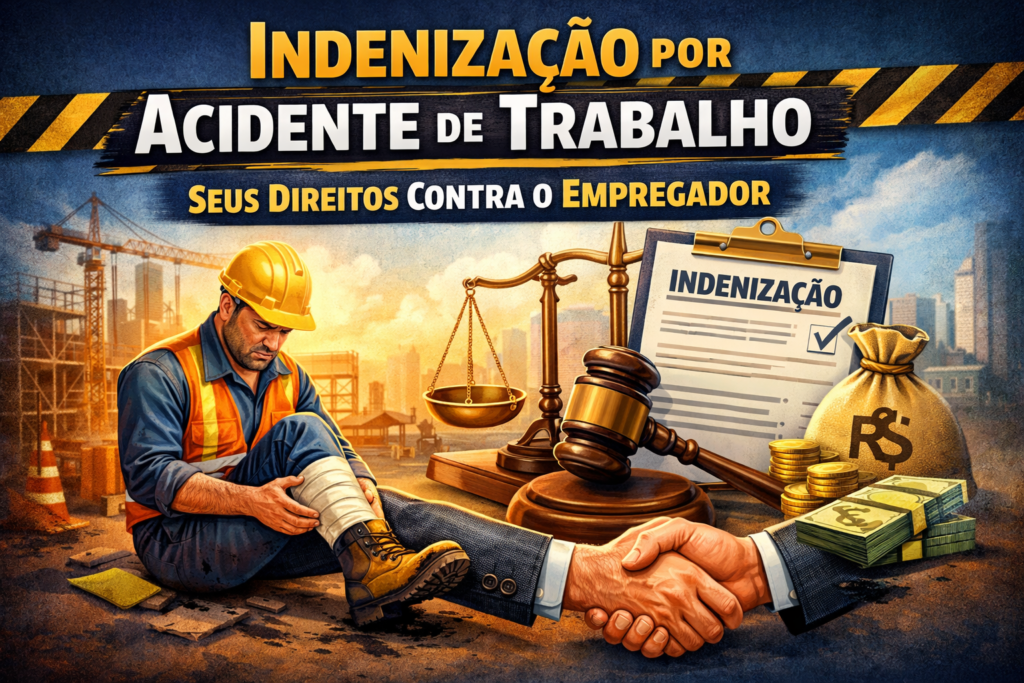 Entenda a indenização por acidente de trabalho, os direitos do trabalhador e a responsabilidade do empregador segundo a legislação brasileira.